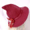 Punk Witch Cap Bowknot Tassels Wizard Hat Halloween-Black 5