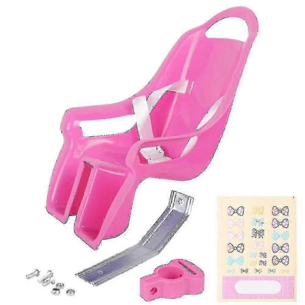 Kikidex (As Show, ) Doll Seat Bike Attachment Accessory For Girl Dolls Stuffed Animals Purple