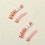 Short Square False Nail Full Cover Stick on Nails Christmas 1