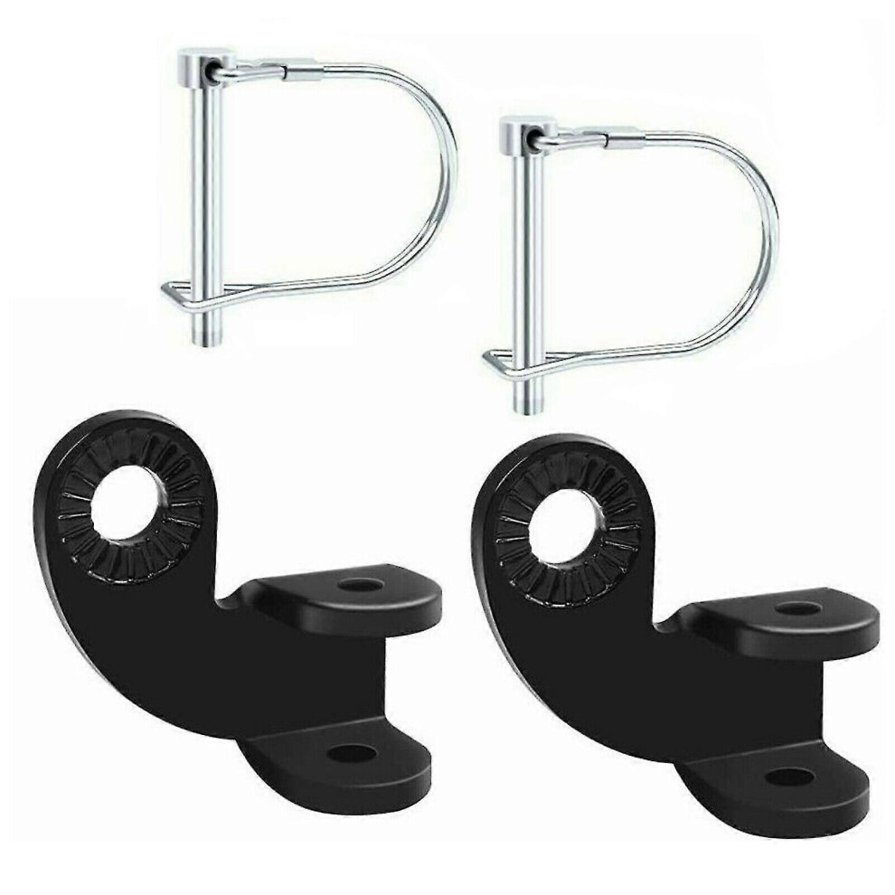 Kikidex (As Show, One Size) 2 Pieces Coupling For Qeridoo Bicycle Trailer Trailer Coupling Piece Coupling