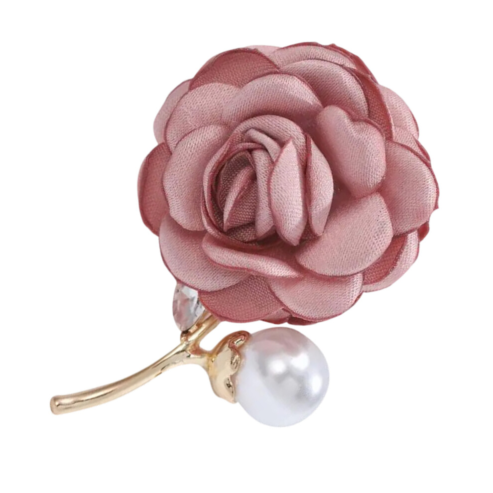 Rose Flower Brooch for Women Shawl Brooch 3D Floral Brooch-Pink-image-OPC-PMK9DPV-NEW