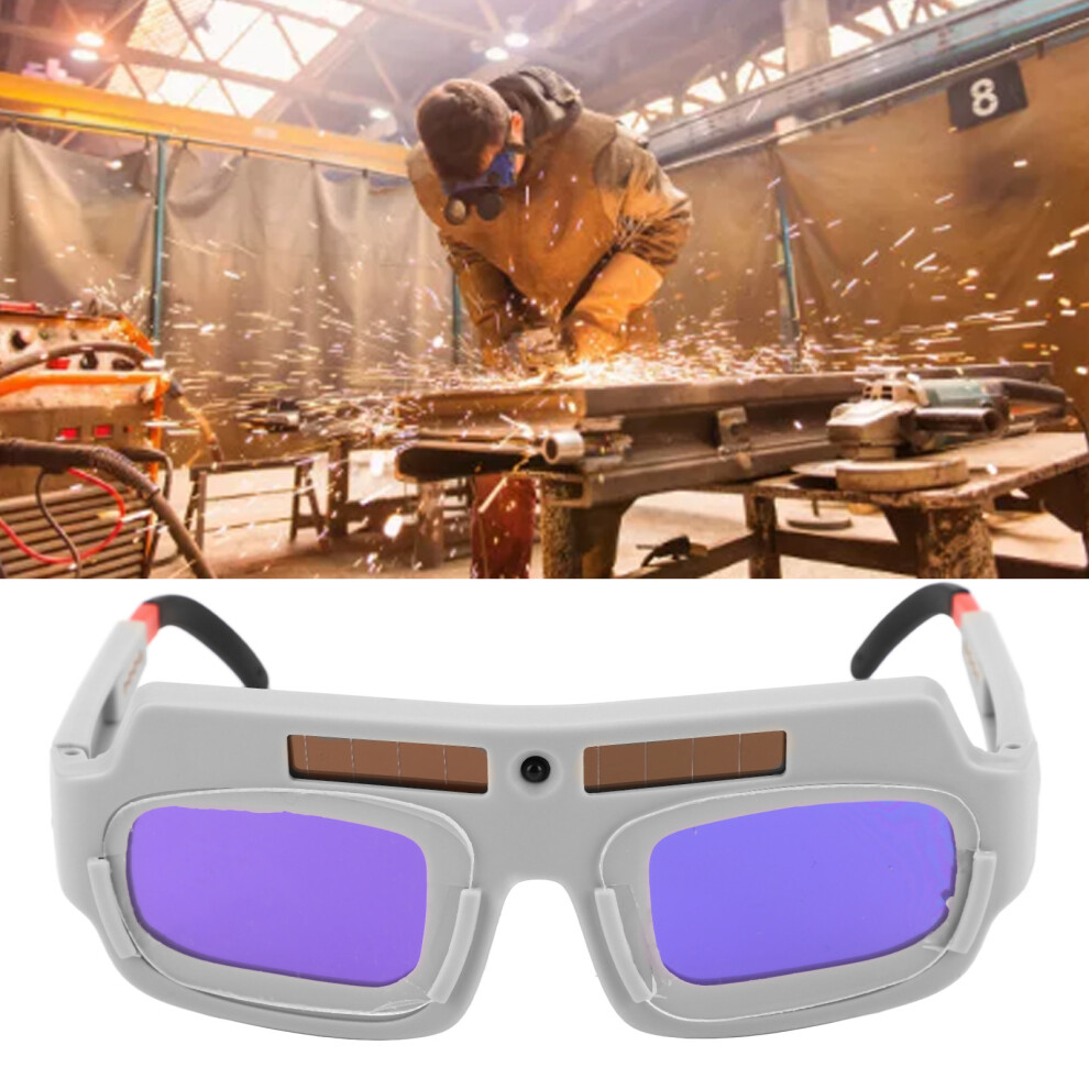 Auto Darkening Welding Glasses Soldering Goggles Solar Power Eye Protection 9321356861406