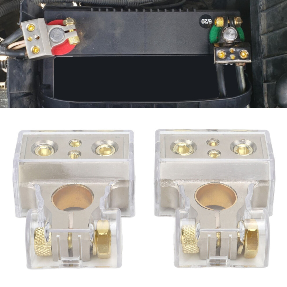Universal Battery Terminal Connectors 0-8Awg With Shims For Cars Rvs 4971356861521