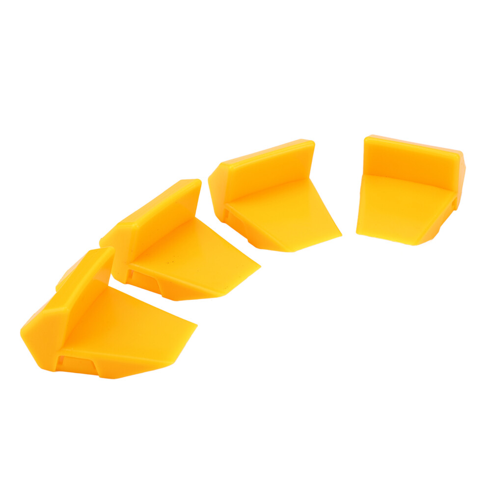 4Pcs Rim Guard Protectors For Tire Changer Clamps - Plastic Yellow 3221356862877