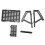 Durable ABS Barcode Printer Stand - Fits 110mm and 180x100mm Rolls 15