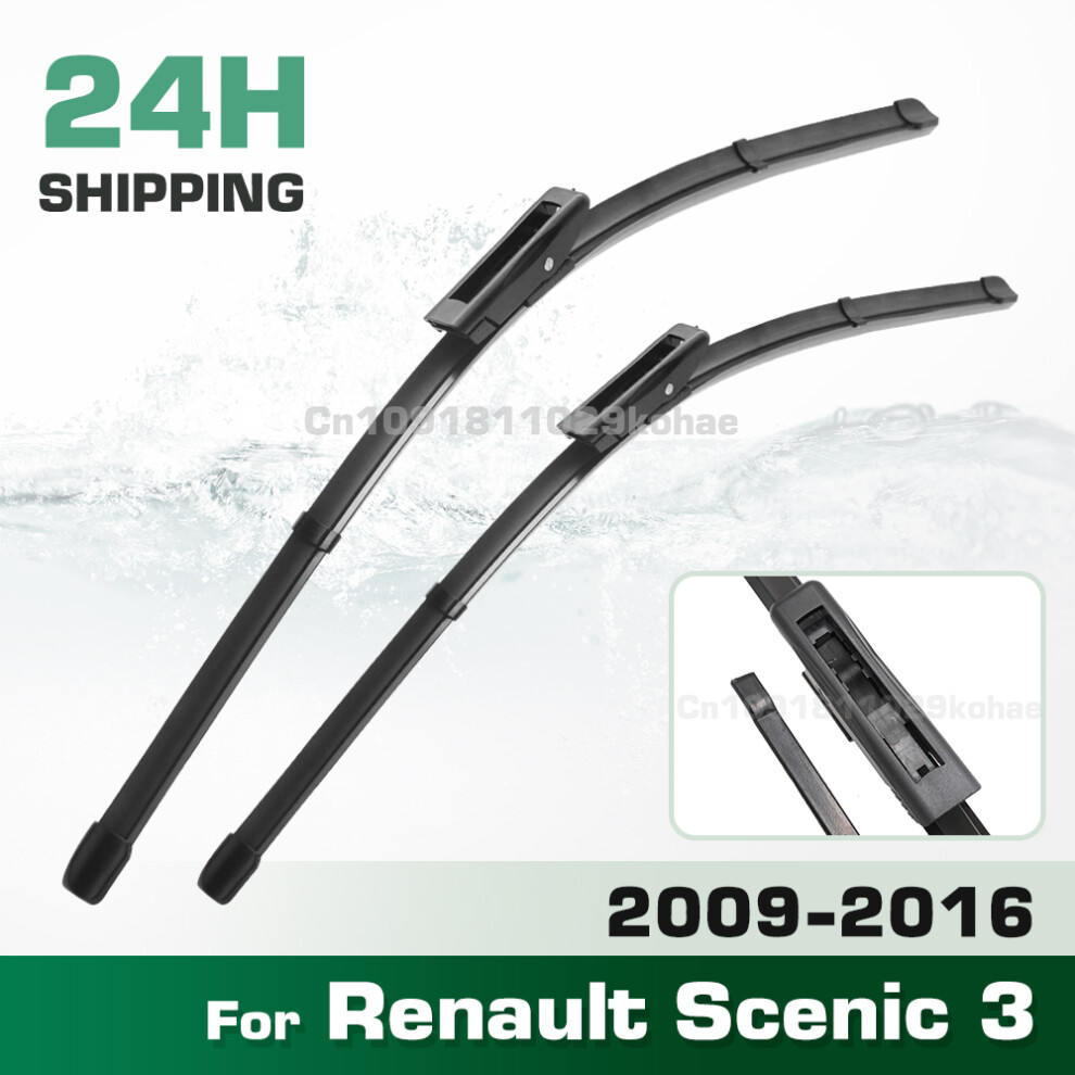 (Right Hand Drive) Wiper Lhd&Rhd Front Wiper Blades Set For Renault Scenic 3 2009 - 2016 Grand Scenic 3 Windshield Windscreen 30" 26" 6935159273170