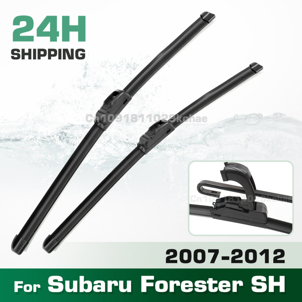(2Pcs) Wiper Lhd&Rhd Front Wiper Blades Set For Subaru Forester Sh 2007 - 2012 Windshield Windscreen Window Brush 24" 18" 6935159273057