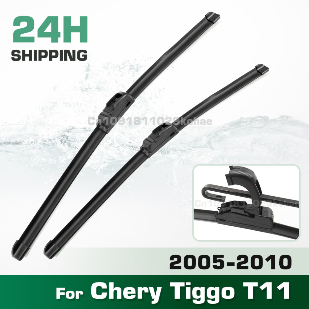 (2Pcs) Wiper Lhd&Rhd Front Wiper Blades Set For Chery Tiggo T11 2005 - 2010 Windshield Windscreen Window Brush 24" 19" 6935159272883