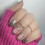 Short Square False Nail Full Cover Stick on Nails Christmas 1