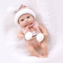Collectible 8inch Vinyls Newborns Baby Girl Doll Realistic-Pink
