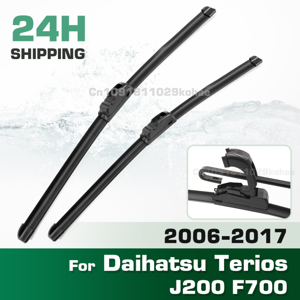 (2Pcs) Wiper Lhd&Rhd Front Wiper Blades Set For Daihatsu Terios J200 F700 2006 - 2017 Windshield Windscreen Window 21" 18" 6935159269661