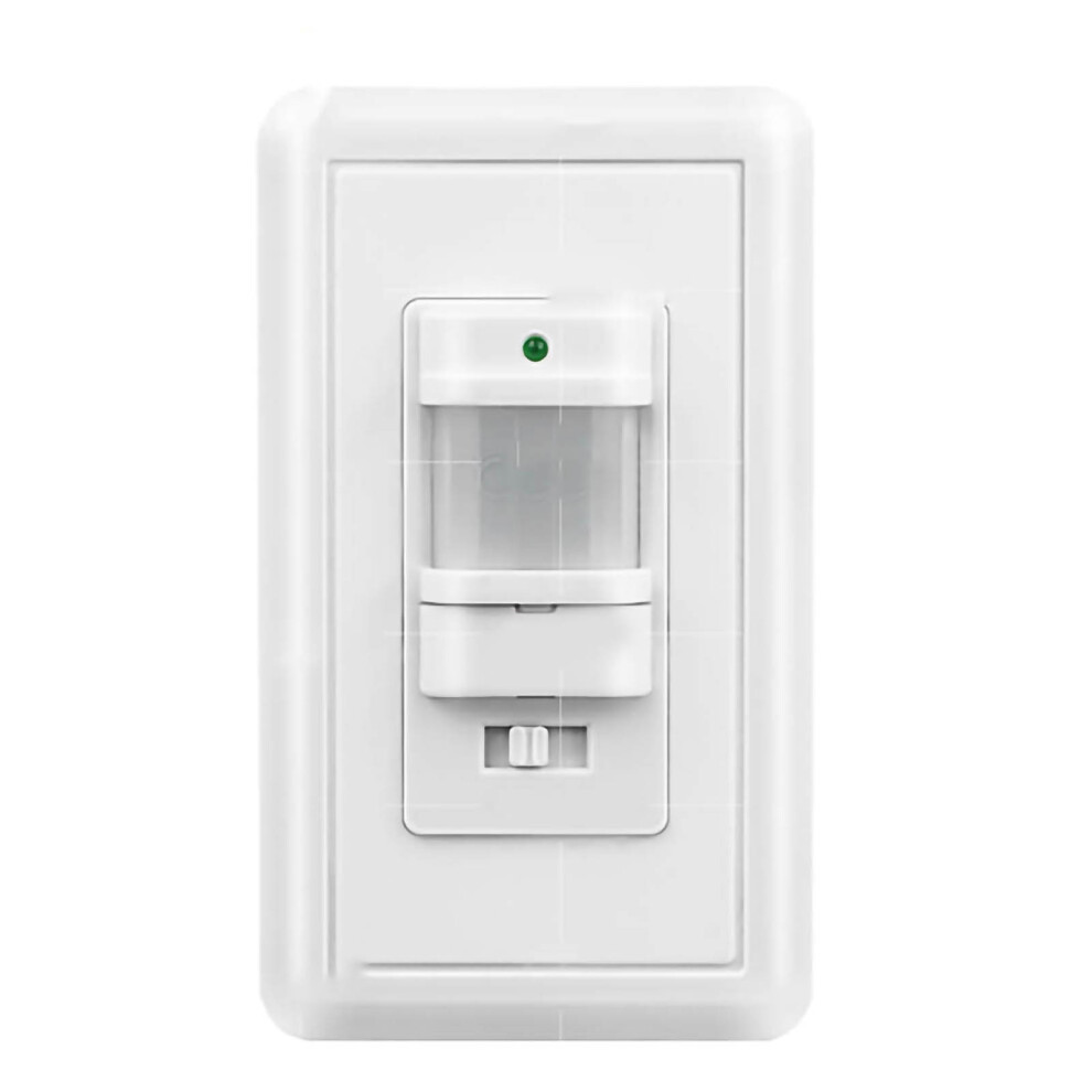 Pir Motion Detector Switch 9M Range 180 Infrared Wall Sensor White 8491356866877