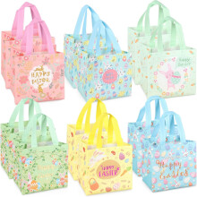 Aviski Sacs à motifs d'œufs de Pâques Lot de 12 pièces