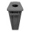 60 Litre Slim Bin Grey Base & 2 Hole Grey Lid 5