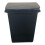 87 Litre Slim Bin, Black Base & Black Hinged Lid 7