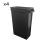 87 Litre Slim Bin, Recycling Container, Black (x4) 1