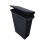 87 Litre Slim Bin, Black Base & Black Hinged Lid 2