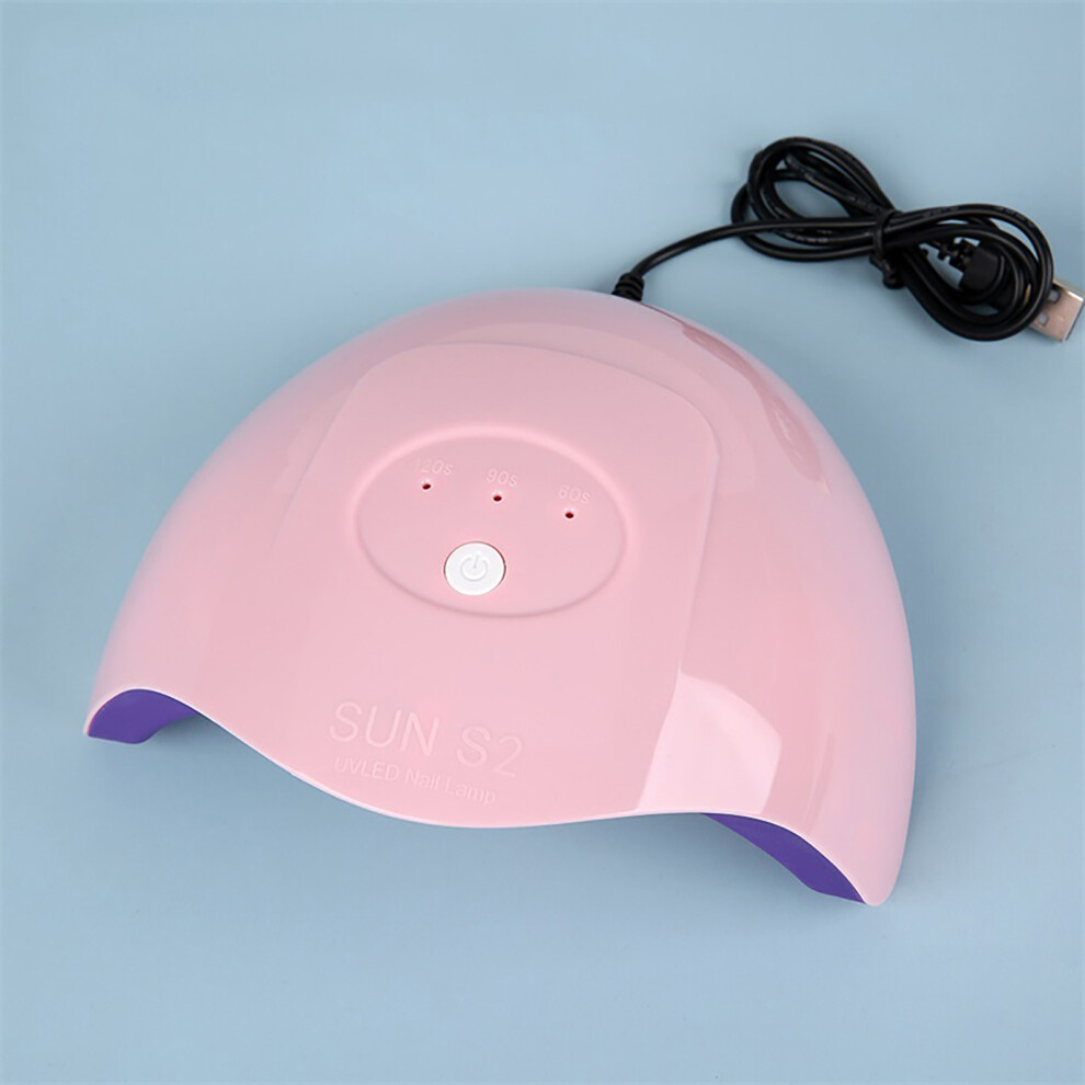 Light Uv Led Nail Lamp 12 Beads, Professional Gel Polish Dryer For Home & Salon