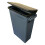 60 Litre Slim Bin, Grey Base & Black Hinged Lid 7