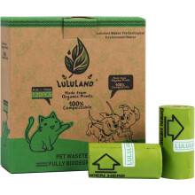 LULULAND Sacs à Déjections Canines Écologiques 120 Pièces Parfum Lavande
