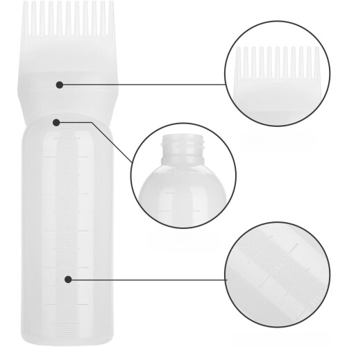 Serlium Bouteille avec Applicateur d'Huile Capillaire 160 ml Réutilisable 1