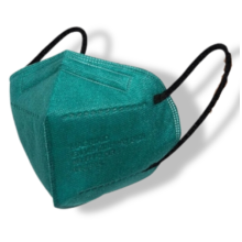 Green FFP2 Protective Face Masks - 30 Pack of 5-Layer 3D Respirators, CE Certified & Individually Wrapped for Daily Protection