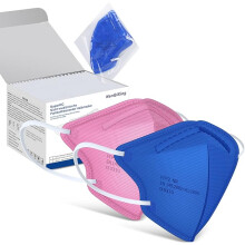 Small FFP2 Protective Face Masks - 20 Pack of 5-Layer Breathable CE Certified Masks, Individually Wrapped with 95% Filtration