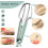 Coupe-pastèque melon couteau dénoyauteur fourchette 3en1 acier inoxydable 4
