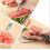 Coupe-pastèque melon couteau dénoyauteur fourchette 3en1 acier inoxydable 3