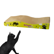 Arbre Ă Chat en Carton Jouet Vague Lit 45x22x6 cm Chaise Longue Horizontale