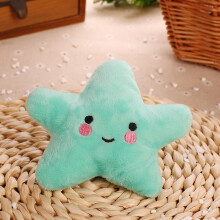 Juguete masticable de peluche en forma de estrella de 13 cm para perros y gatos - Regalo suave