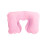 Oreiller de Voyage Gonflable Ergonomique Rose AJK 3