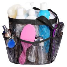 Kosmetyczka Torba Organizer Siatkowy na Kosmetyki 8 Kieszeni 40x28 cm