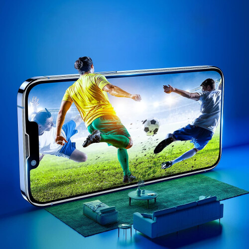 iPhone 13 Pro Max Screen Protector - 2-Pack 9H Tempered Glass with Camera Lens Protector & Easy Alignment Frame for Full Coverage 1
