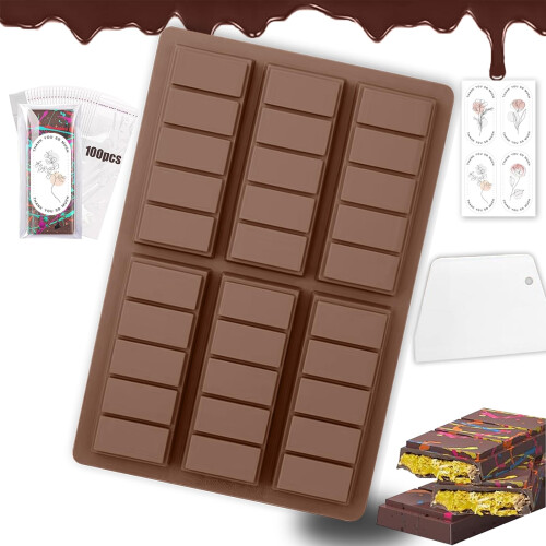 DAILIENFUS Moule en silicone pour chocolat Dubaï Ensemble avec accessoires