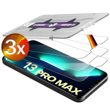 UTECTION Film Protecteur 3 Pièces en Verre Trempé pour iPhone 13 Pro Max