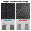 Tapis de litière pour chat double couche étanche antidérapant 60  45 cm 2