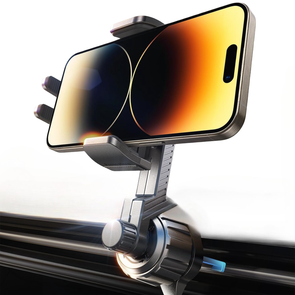 Universal Air Vent Phone Holder - 360 Rotating Cradle For 4-7 Inch Smartphones, Navigation & Hands-Free Calls 5902362819120