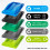 (Green) Slim Bin Swing Lids (Fit 60L & 87L) 16