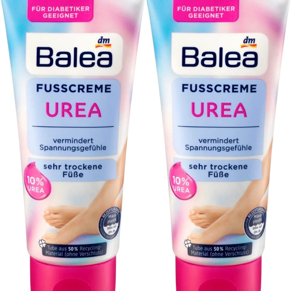 Cream (Pack Of 2) Balea Foot Urea |Intensive Moisturising Foot Care For Very Dry Skin - 100Ml