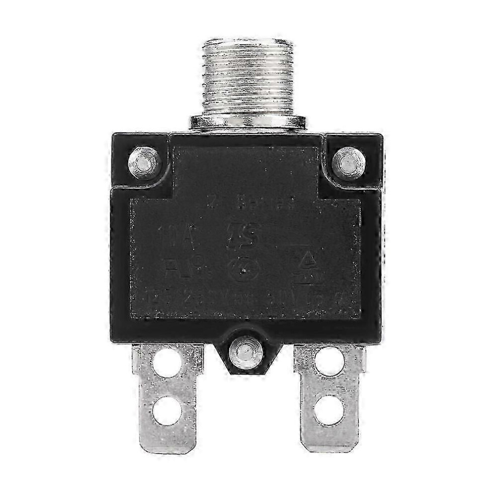 Kikidex (As Show, One Size) 10A 125/250V Reset Thermal Switch Circuit Breaker Overcurrent Overload Protector For Generator