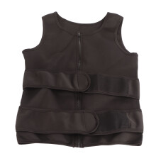 (Black L) Men Slimming Vest Sweat Absorption Weight Lifting Black XXL