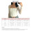 (White L) Hook Eye Top Long Sleeve Panel Mesh Square Neck Slim Fit White M 5