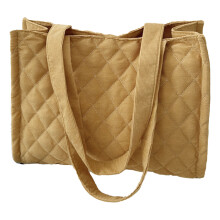 (Yellow One Size) Underarm Bag Argyle Pattern Large Shoulder Bag Women Gray One Size