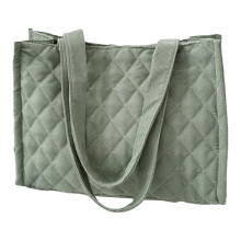 (Light Green One Size) Underarm Bag Argyle Pattern Large Shoulder Bag Women Gray One Size