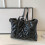 (Black One Size) Puffer Down Bag Padded Quilted Single Shoulder Champagne One Size 2