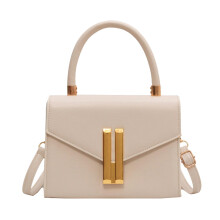 (Beige 7.9x5.9x3.1in) Single Shoulder Bag Khaki 7.9x5.9x3.1in Adjustable Strap
