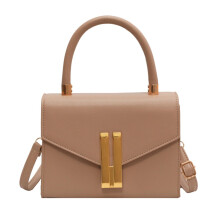 (Khaki 7.9x5.9x3.1in) Single Shoulder Bag Khaki 7.9x5.9x3.1in Adjustable Strap