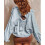 (Light Blue L) Denim Jacket Tassel Lapel Button Light Blue Women M 2
