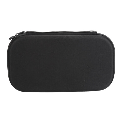 (Black Free Size) Stethoscope Case Portable EVA Storage Box Mesh Pocket Black 2